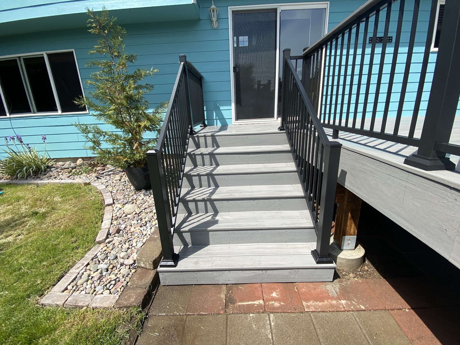 Spokane Valley Deck Rebuild Stairs
