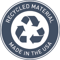 recycled material badge
